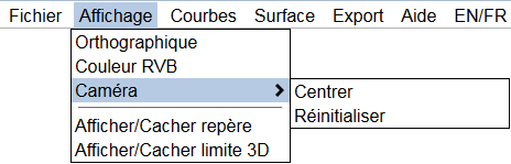 Camera options